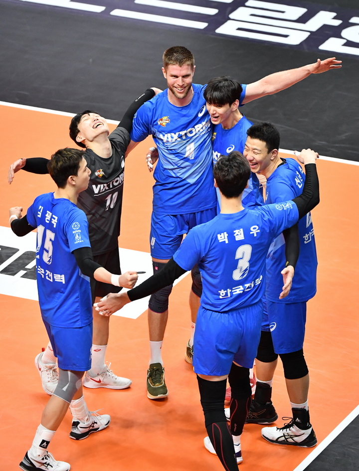 [서울=뉴시스]한국전력. 2023.02.16. (사진=한국배구연맹 제공)&nbsp; *재판매 및 DB 금지