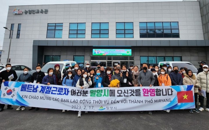 밀양시, 베트남 계절근로자 25명 추가 입국