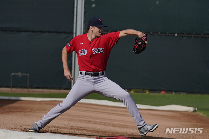 [포트마이어스=AP/뉴시스]보스턴 레드삭스 닉 피베타. 2023.02.18.