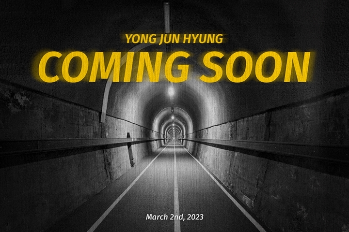 [서울=뉴시스] 용준형, 커밍순 포스터 2023.02.21 (사진= 블랙메이드 제공) photo@newsis.com *재판매 및 DB 금지