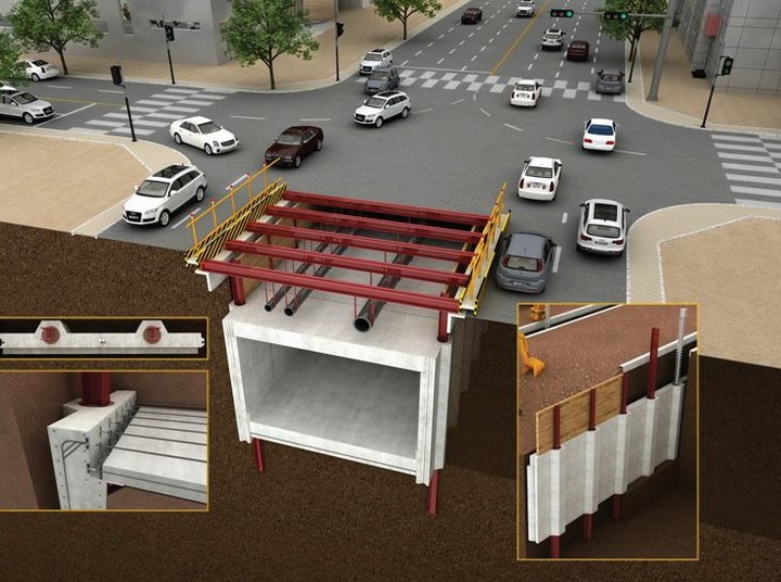 [대구=뉴시스] 저심도 도시철도 시공법. (그래픽=한국철도기술연구원 제공) 2023.02.21 photo@newsis.com *재판매 및 DB 금지