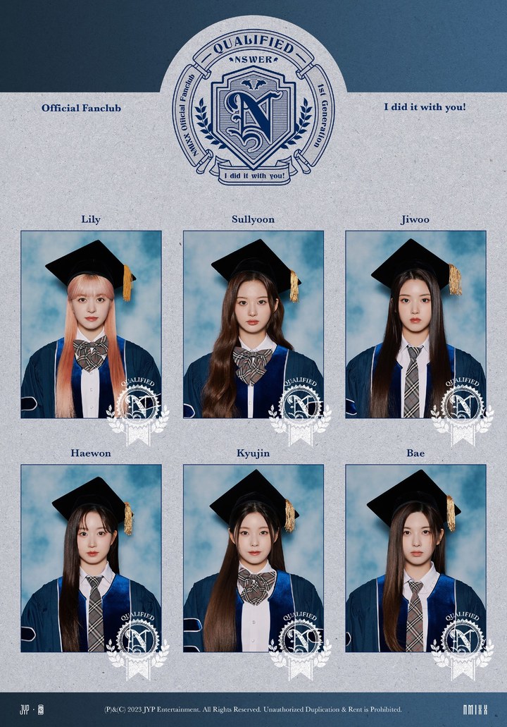 [서울=뉴시스] 엔믹스 공식 팬클럽 1기 모집 포스터 2023.02.22 (사진= JYP엔터테인먼트 제공) photo@newsis.com *재판매 및 DB 금지