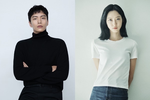 이민기(왼쪽), 한지현