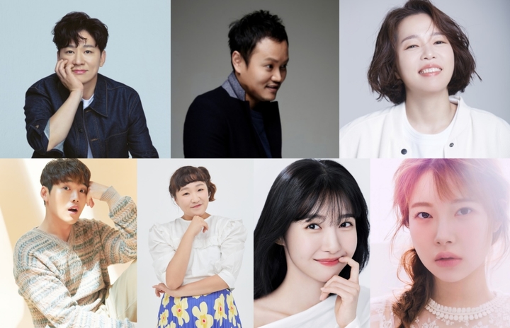 [서울=뉴시스] (왼쪽부터 시계방향) 정상훈, 김민교, 정이랑, 김아영, 주현영, 이수지, 권혁수.2023.02.22. (사진 = JTBC 제공) photo@newsis.com *재판매 및 DB 금지