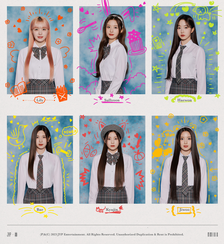 [서울=뉴시스] 엔믹스(NMIXX) 2023.02.24 (사진= JYP엔터테인먼트 제공) photo@newsis.com *재판매 및 DB 금지