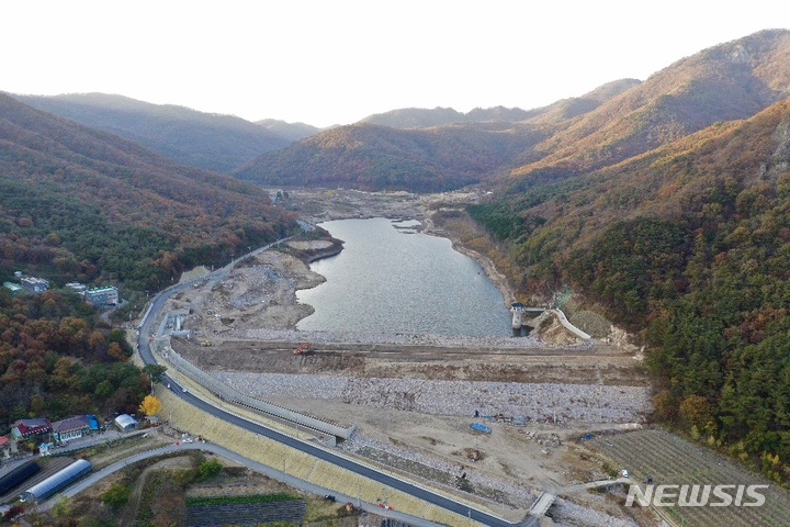 [순창=뉴시스]윤난슬 기자 = 순창지구 농촌 용수개발사업 현장.(사진=한국농어촌공사 전북본부 제공) 