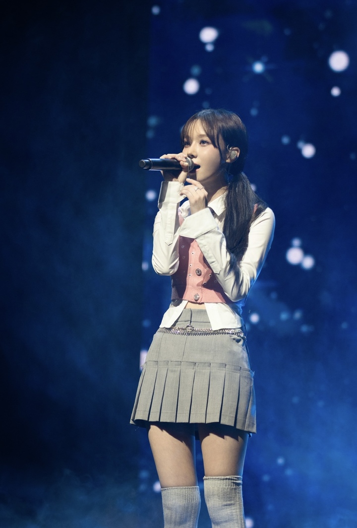 [서울=뉴시스] 윈터, 에스파 첫 콘서트 모습. 2023.02.25. (사진 = SM엔터테인먼트 제공) photo@newsis.com *재판매 및 DB 금지