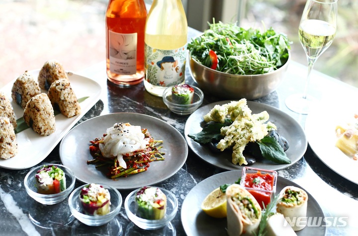 메종 글레드 제주 프리미엄 뷔페 레스토랑 삼다정 '스프링 위드 비건 프로모션' (사진=메종 글레드 제주 제공) 