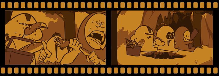 유튜버 계향쓰(GH'S)가 제작한 애니메이션 영상의 한 장면.(사진 : 콜랩코리아 제공) *재판매 및 DB 금지