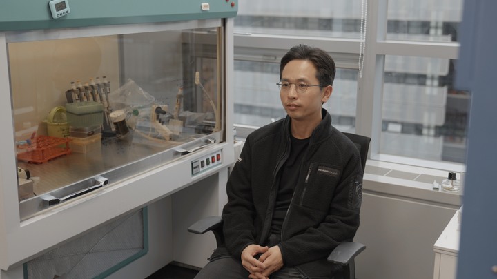 [서울=뉴시스] 오가노이드사이언스 유종만 대표가 지난 24일 뉴시스와 인터뷰를 하고 있다. (사진=오가노이드사이언스 제공) *재판매 및 DB 금지