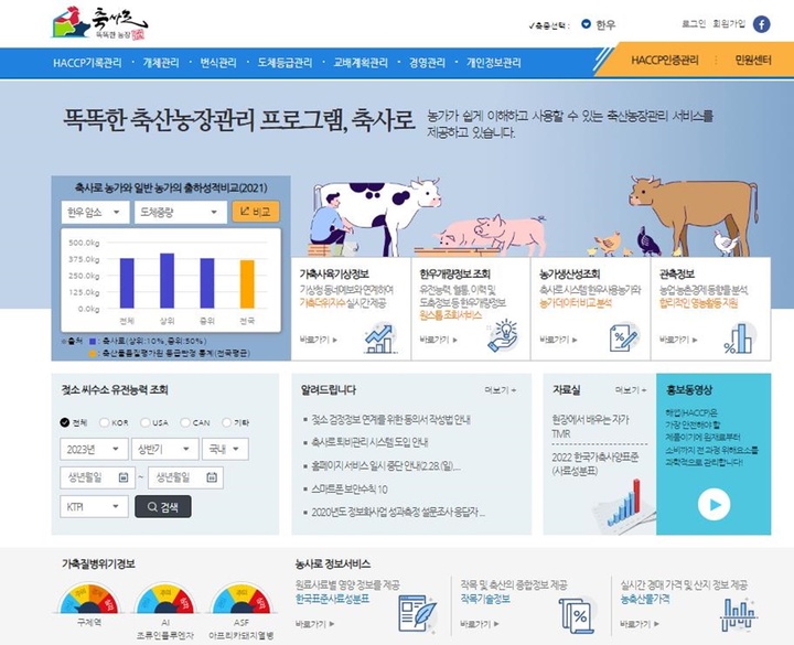 농진청, 한우사육농가 경영개선 일조 '축사로' 기능개선