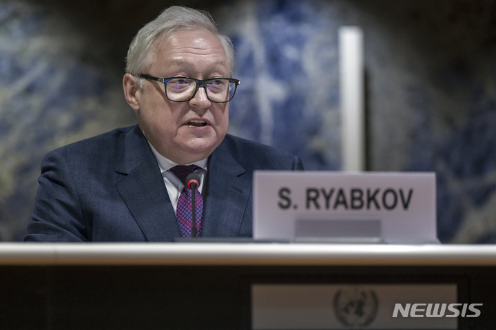 [제네바=AP/뉴시스] 세르게이 랴브코프 러시아 외무차관.