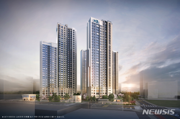 [서울=뉴시스] 영등포자이 디그니티 투시도. 