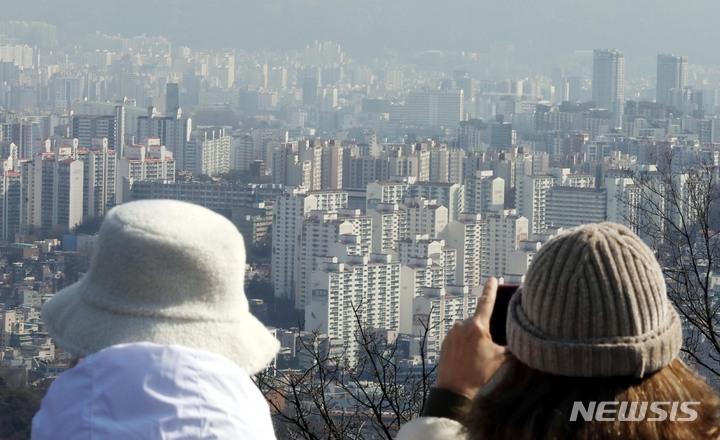 서울시내 아파트 단지. 뉴시스 자료사진.