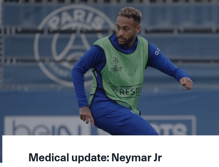 [서울=뉴시스]네이마르. 2023.03.07. (사진=파리생제르멩 누리집 갈무리) *재판매 및 DB 금지