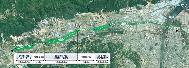 울산 북구, 기후대응 도시숲 본격 조성…녹지공간 확보