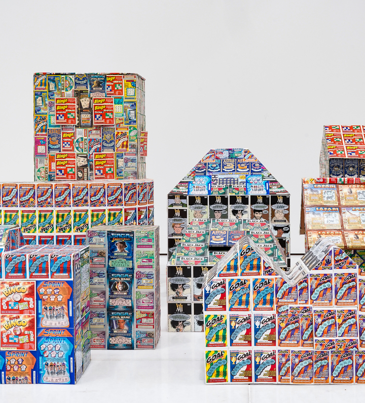 김순기, 복권마을, 1999, mixed media, dimensions variable *재판매 및 DB 금지