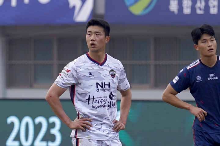 [서울=뉴시스]김천상무 김지현. 2023.03.07. (사진=김천상무 제공)&nbsp; *재판매 및 DB 금지