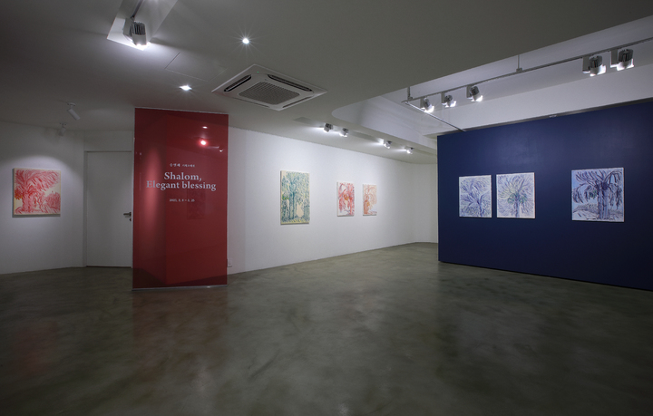 승연례 화백 개인전 호리아트스페이스 전시 전경 *재판매 및 DB 금지