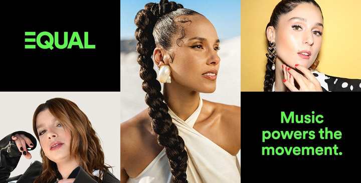 [서울=뉴시스] 스포티파이 '이퀄(EQUAL) 캠페인'. 23.03.07. (사진=스포티파이 제공) photo@newsis.com *재판매 및 DB 금지