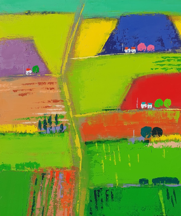 김명식, Countryside -JA09 72.7x60.6cm Oil on canvas2023(20F) *재판매 및 DB 금지