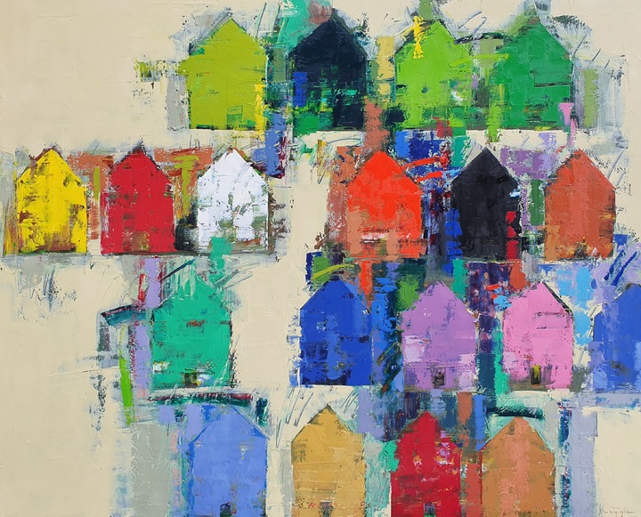 .East Side-AU+2 162.2x130.3cm Oil on canvas 2022(100F) *재판매 및 DB 금지