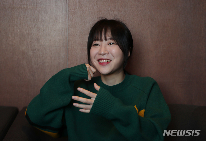 [서울=뉴시스] 고승민 기자 = 유튜버 '쯔양'이 서울 중구의 한 호텔에서 뉴시스와 인터뷰하고 있다. 2023.03.21. kkssmm99@newsis.com *재판매 및 DB 금지