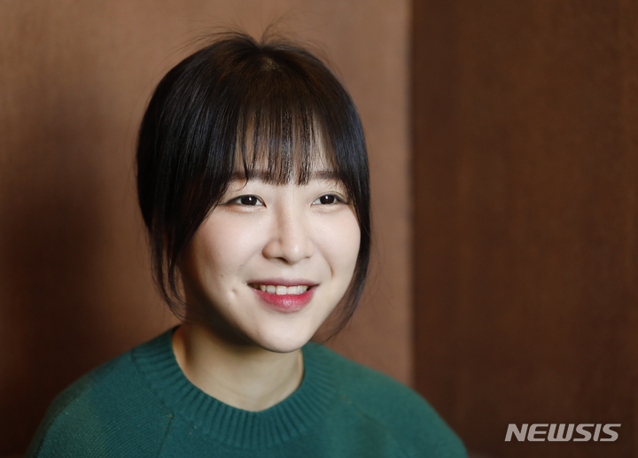 [서울=뉴시스] 고승민 기자 = 유튜버 '쯔양'이 서울 중구의 한 호텔에서 뉴시스와 인터뷰하고 있다. 2023.03.21. kkssmm99@newsis.com *재판매 및 DB 금지