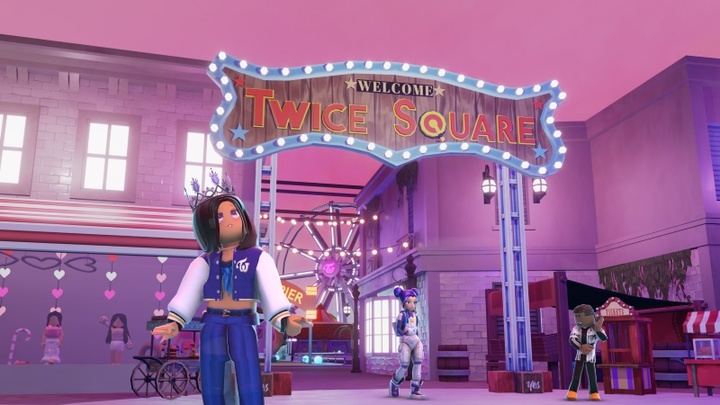 [서울=뉴시스] 트와이스 스퀘어. 2023.03.09. (사진 = 로블록스 제공) photo@newsis.com *재판매 및 DB 금지