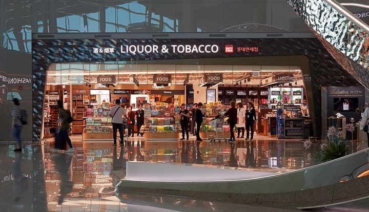 인천국제공항 제2터미널에 위치한 롯데면세점 인천공항점 (제공 = 롯데면세점) *재판매 및 DB 금지