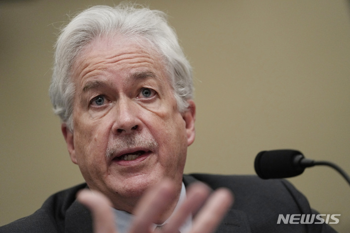 [워싱턴=AP/뉴시스]윌리엄 번스 미 중앙정보국(CIA) 국장.