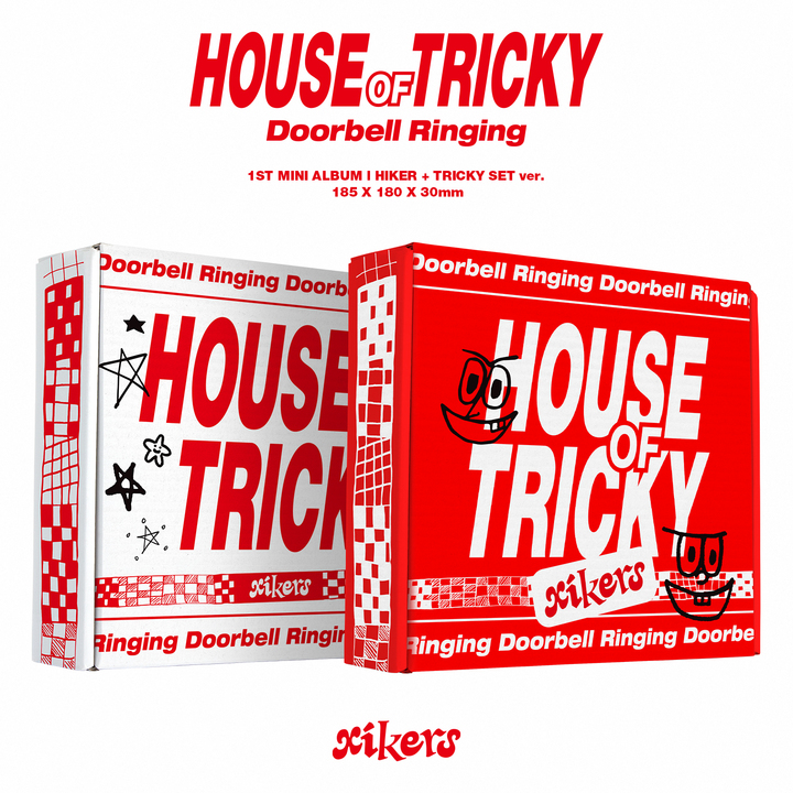 [서울=뉴시스] 그룹 싸이커스(xikers) 미니 1집 '하우스 오브 트리키 : 도어벨 링잉(HOUSE OF TRICKY : Doorbell Ringing)' 팩샷. 23.03.10. (사진=KQ엔터테인먼트 제공) photo@newsis.com *재판매 및 DB 금지