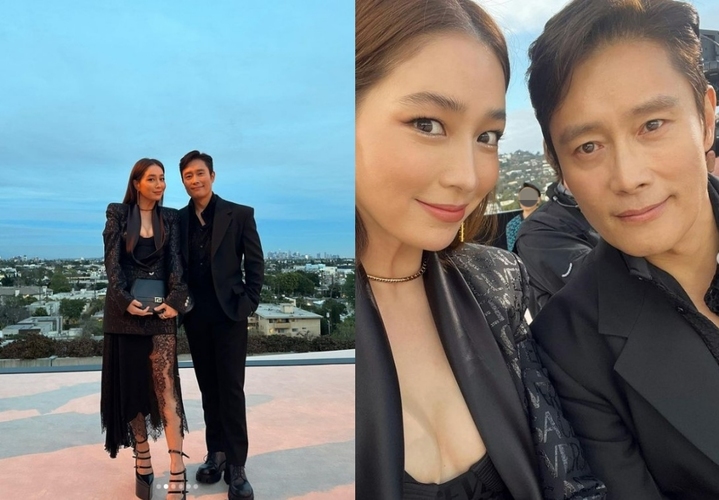 [서울=뉴시스] 이민정, 이병헌. 2023.03.12.(사진 = 개인계정 캡쳐) photo@newsis.com*재판매 및 DB 금지