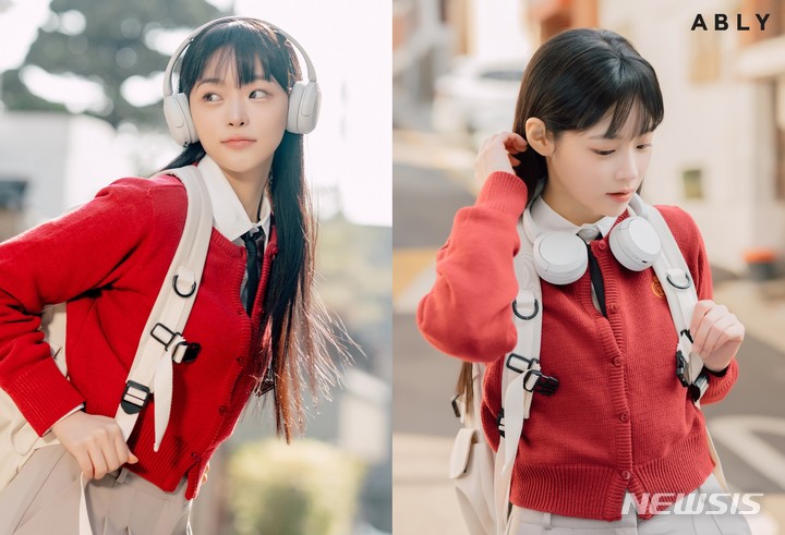 [서울=뉴시스] 헤드폰 코디 . (사진=에이블리코퍼레이션 제공) 2023.03.13. photo@newsis.com