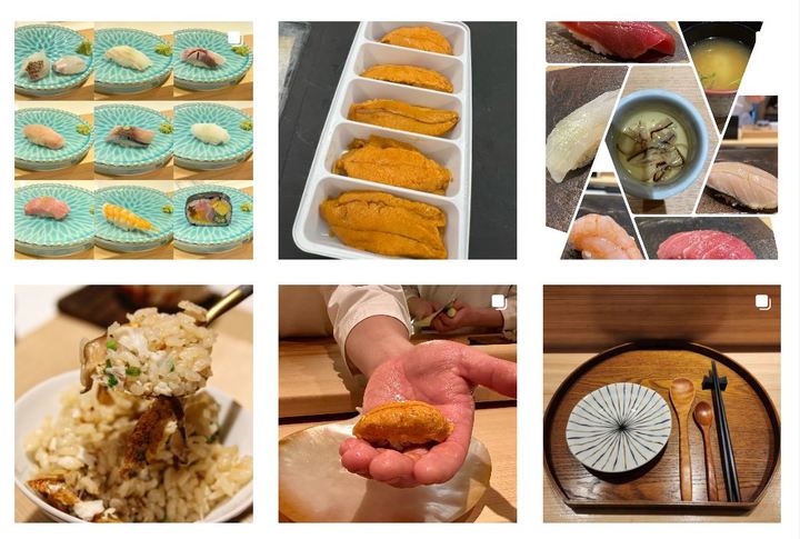 SNS(사회관계망서비스)에 올라온 각종 '오마카세'. (캡처=인스타그램) *재판매 및 DB 금지