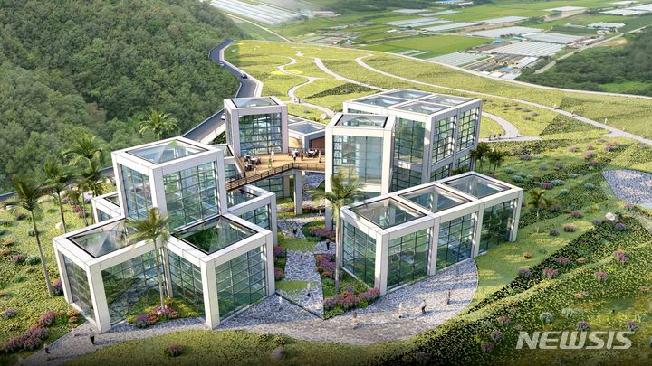 [신안=뉴시스] 전남 신안 세계 해태상 테마공원 조성 조감도. (이미지=전남도 제공) 2023.03.14. photo@newsis.com