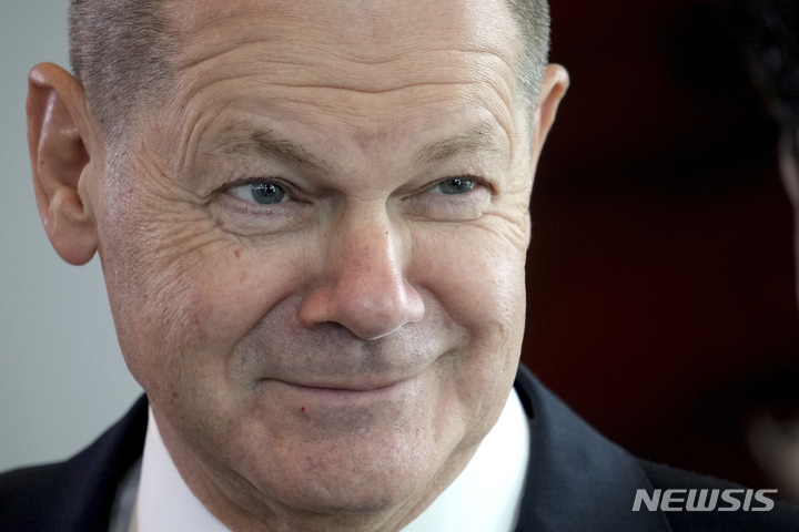 [베를린=AP/뉴시스] 올라프 숄츠 독일 총리.