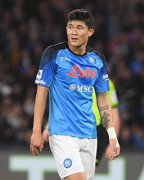 [서울=뉴시스]김민재. 2023.03.15. (사진=SSC 나폴리 공식 SNS 갈무리) *재판매 및 DB 금지