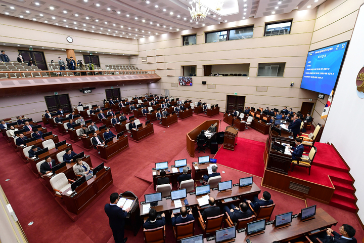 경남도의회, 16일 제402회 임시회 4차 본회의 개의