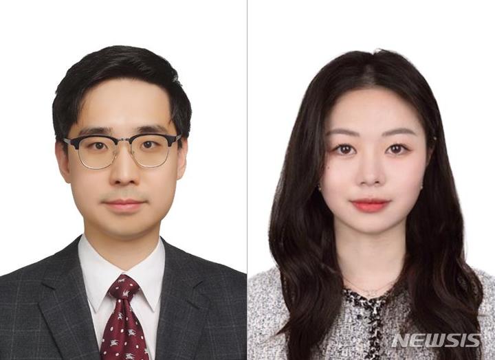 [서울=뉴시스]연동건 경희의료원 디지털헬스센터 부센터장, 권로지 경희대 연구원. (사진= 경희대병원 제공) 2023.03.16. photo@newsis.com. 