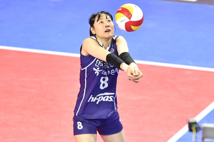 [서울=뉴시스]한국도로공사 임명옥. 2023.03.16. (사진=한국배구연맹 제공) *재판매 및 DB 금지