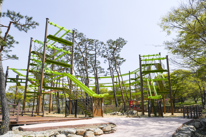 남원 지리산허브벨리 내 스카이트레일. *재판매 및 DB 금지