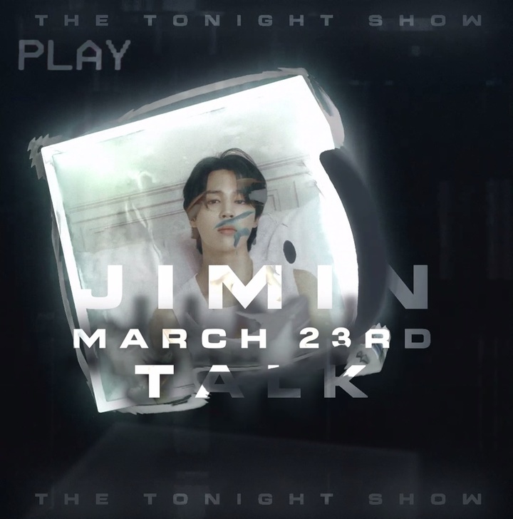 [서울=뉴시스] 미국 NBC '더 투나잇 쇼 스타링 지미 팰런'에 출연하는 지민. 2023.03.18. (사진 = 빅히트 뮤직 제공) photo@newsis.com *재판매 및 DB 금지