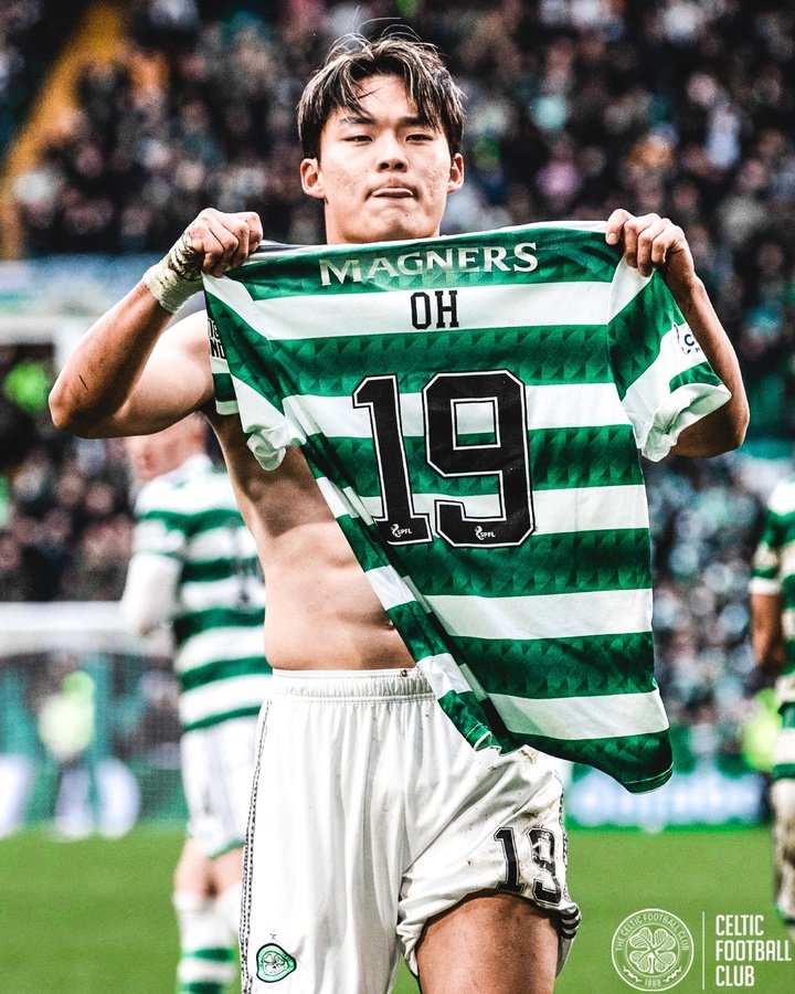 [서울=뉴시스]셀틱 오현규 리그 2호골. (캡처=셀틱 소셜네트워크서비스)