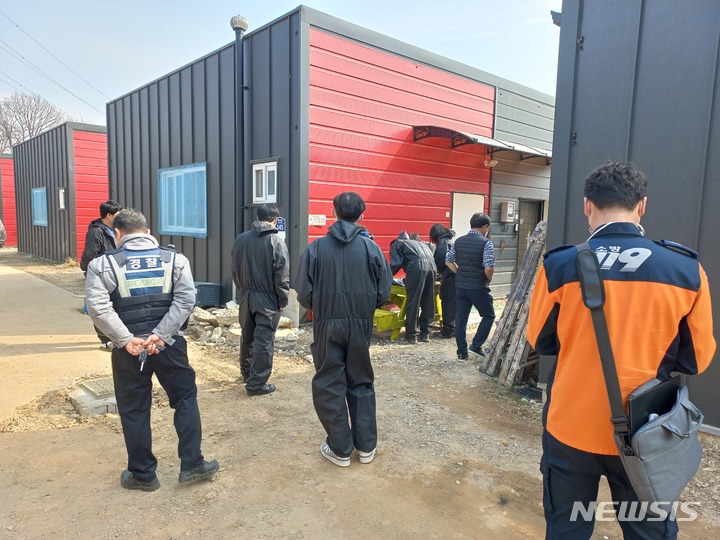 양평군 동물 생산업장 점검 현장. (사진= 양평군 제공)