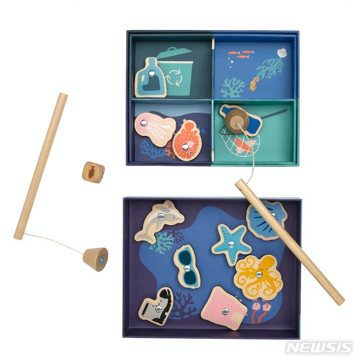 [서울=뉴시스] 블로빙아드 낚시게임 멀티컬러 제품. (사진=이케아 제공) 2023.03.21. photo@newsis.com