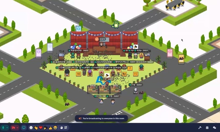 한성대 메타버스 도서관 내 독서클럽 발표대회 진행 모습. 사진 한성대 *재판매 및 DB 금지