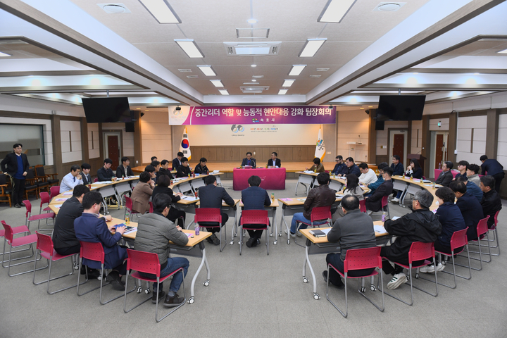 속초시, 중간리더 팀장 역할 강화...현안에 능동적 대응