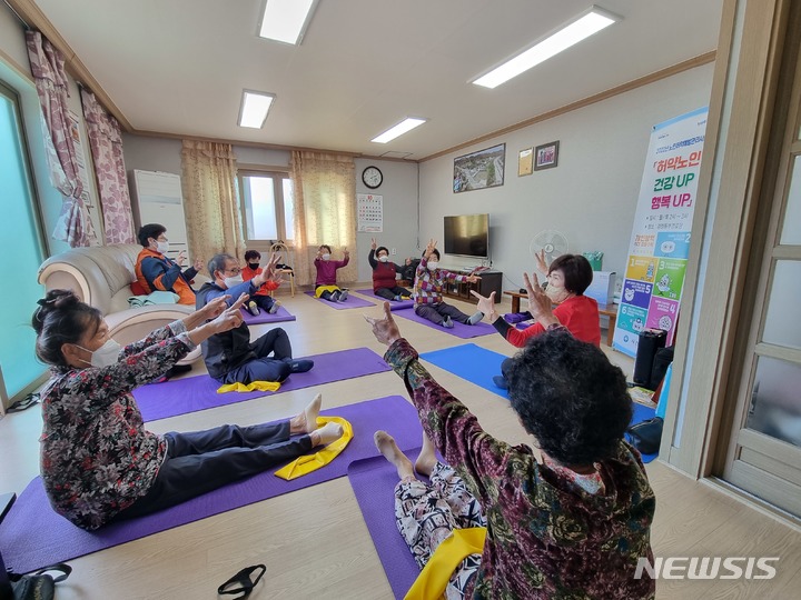 사천시, 주2회씩 '허약노인 건강UP 행복UP' 프로그램 