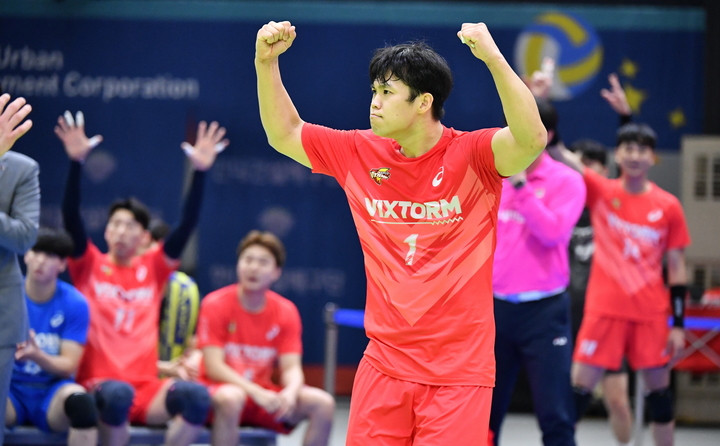 [서울=뉴시스]서재덕. 2023.03.22. (사진=한국배구연맹 제공) *재판매 및 DB 금지